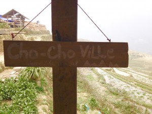 "Cho Cho Ville, where life is real"