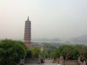 La vue depuis le Buddha