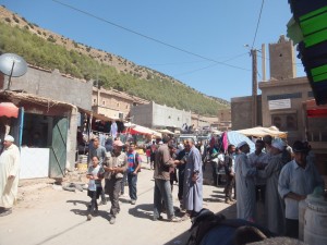 La vie au centre du village